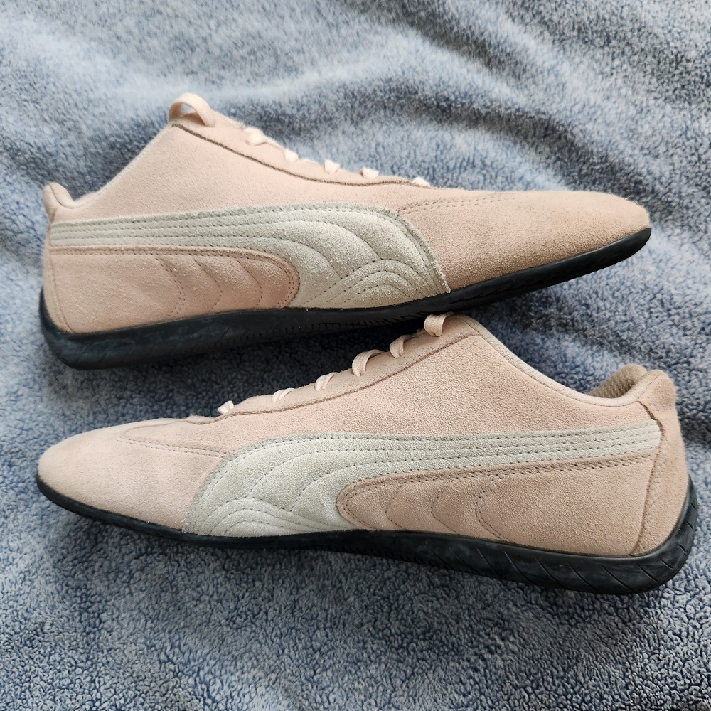 Puma Women's Speedcat OG Suede Sneakers Pink White Size 9.5/40.5 - Picture 5 of 11